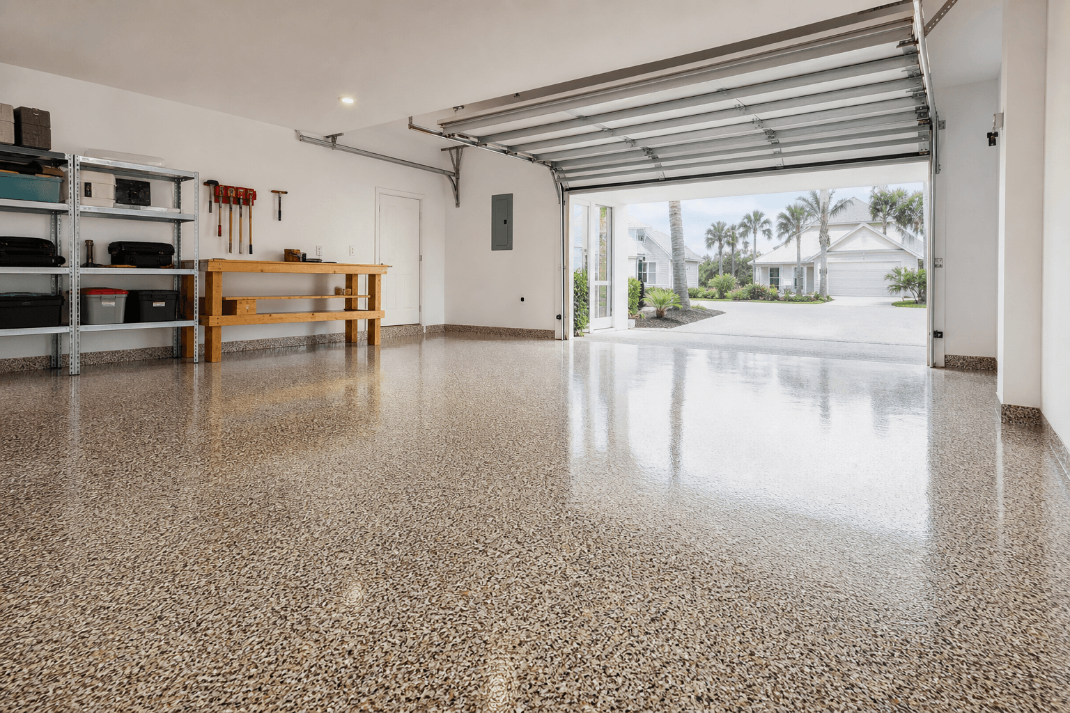 Full-Flake Floors in Wilmington, NC
